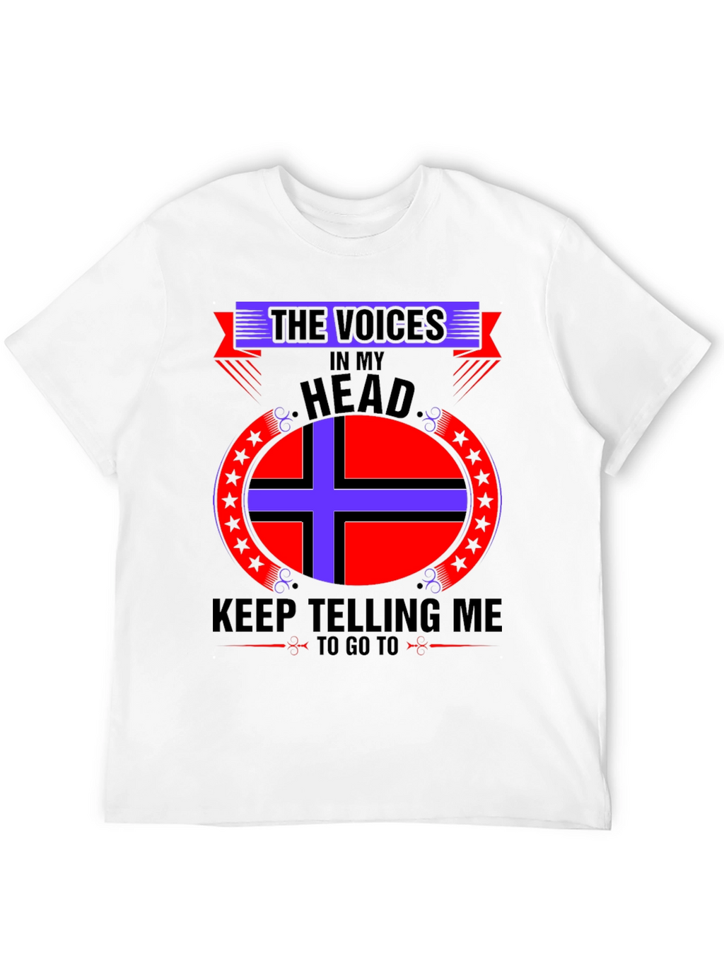 Voices In My Head Graphic Tee - Black