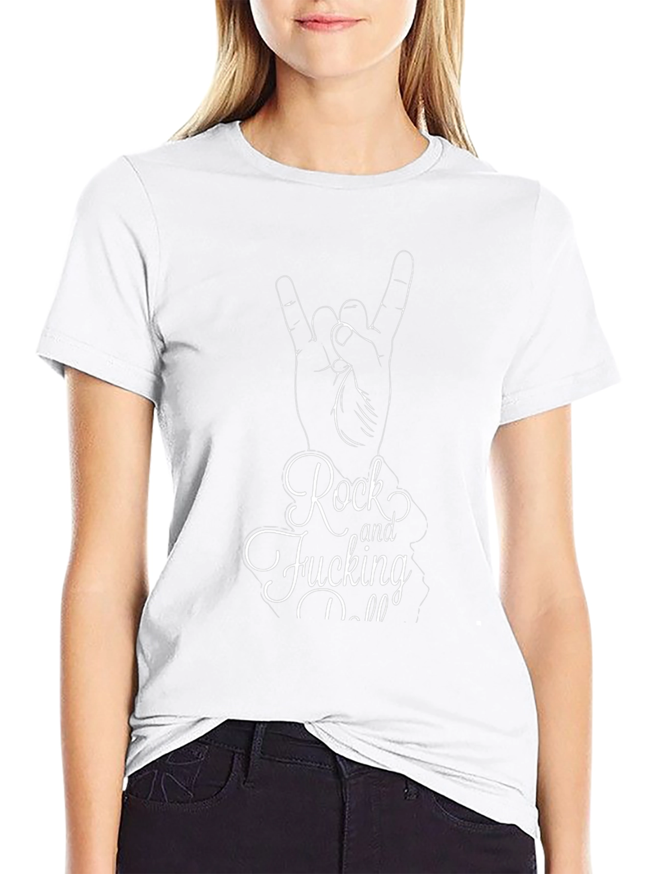 Rock and Fucking Roll Black T-Shirt
