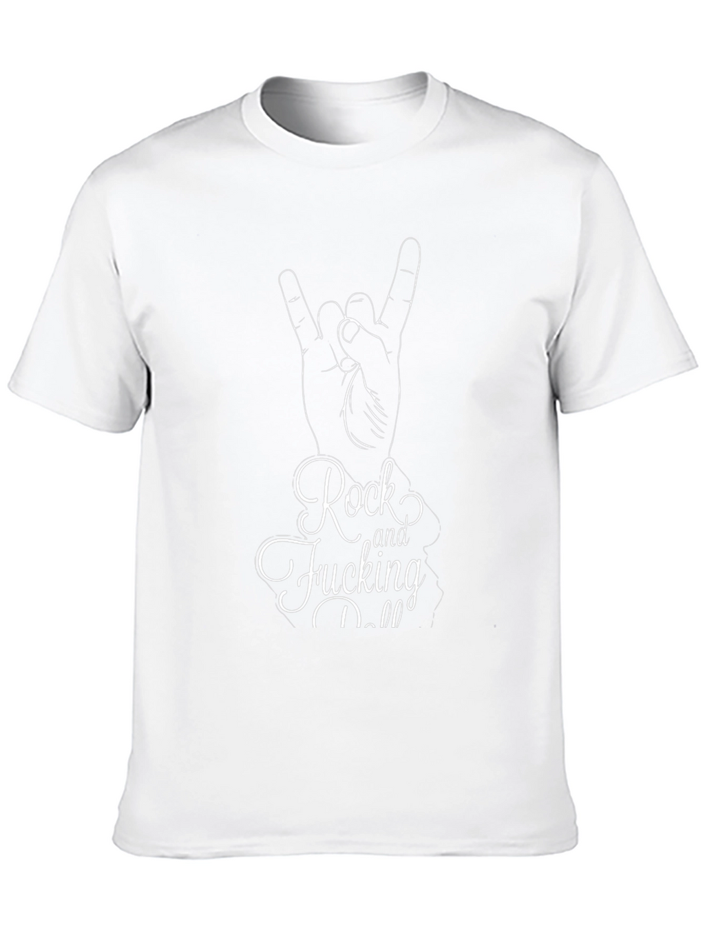 Rock and Fucking Roll Black T-Shirt