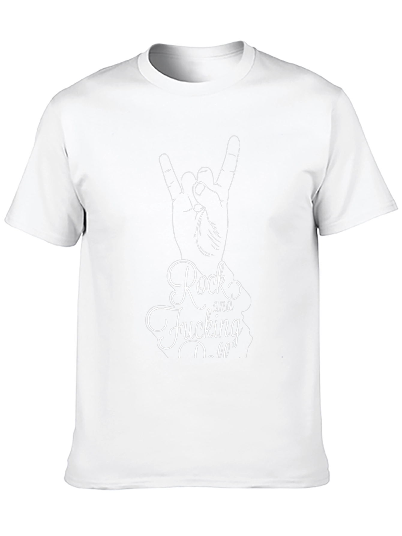 Rock and Fucking Roll Black T-Shirt