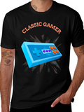 Classic Gamer T-Shirt - Retro Gaming Style