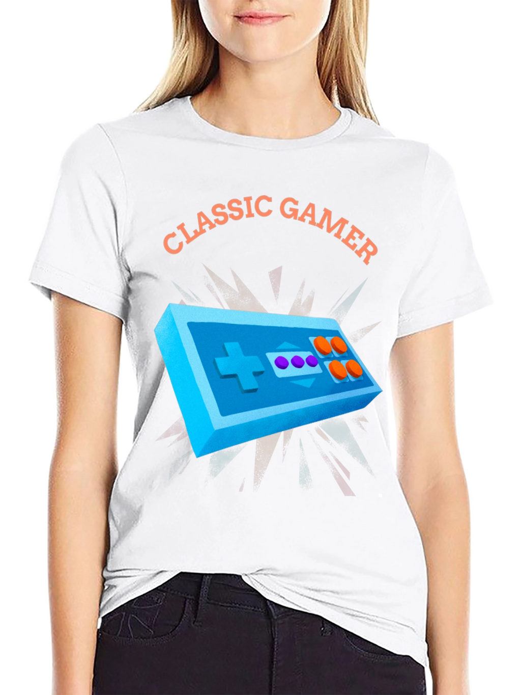 Classic Gamer T-Shirt - Retro Gaming Style