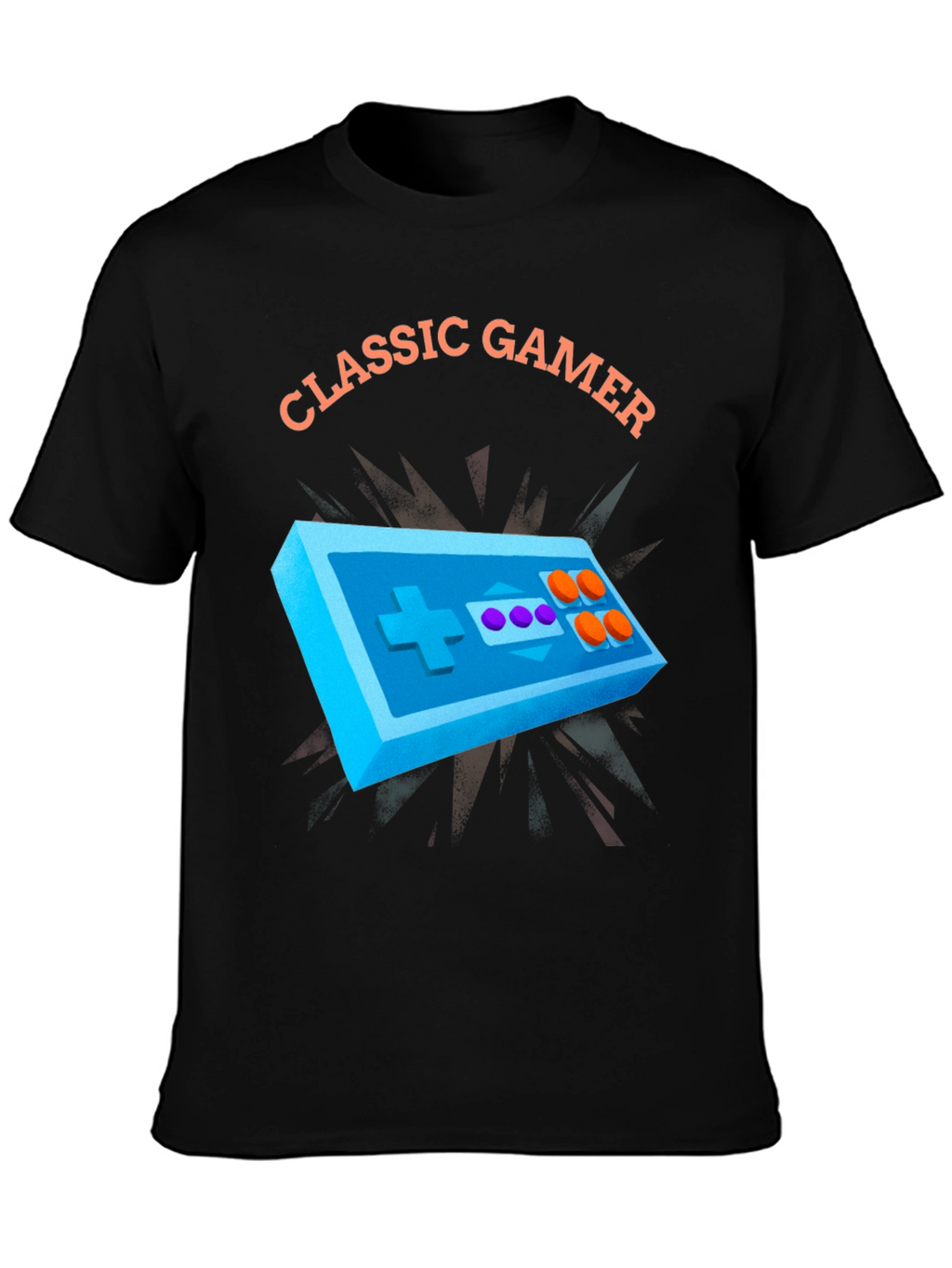 Classic Gamer T-Shirt - Retro Gaming Style