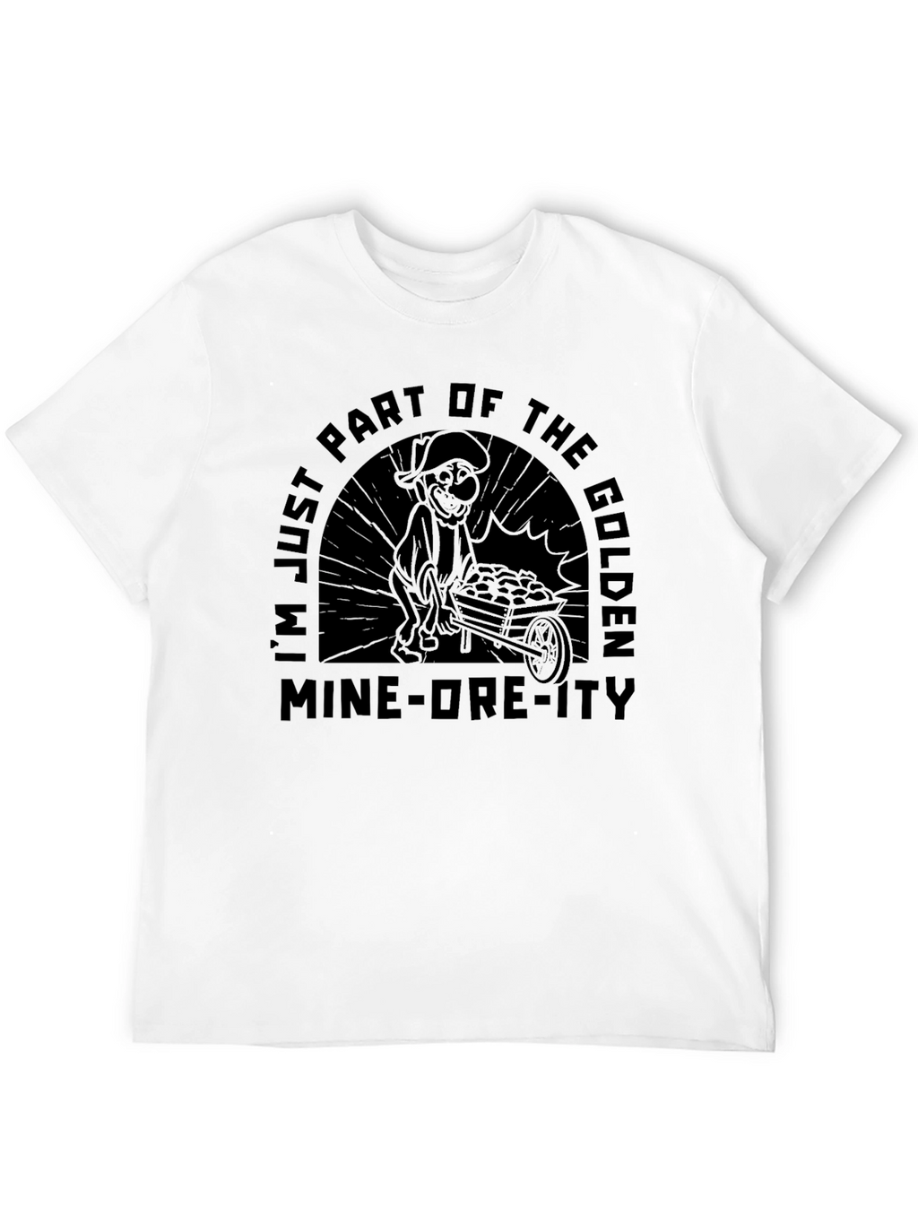 Golden Mine-Ore-Ity Graphic T-Shirt - Black