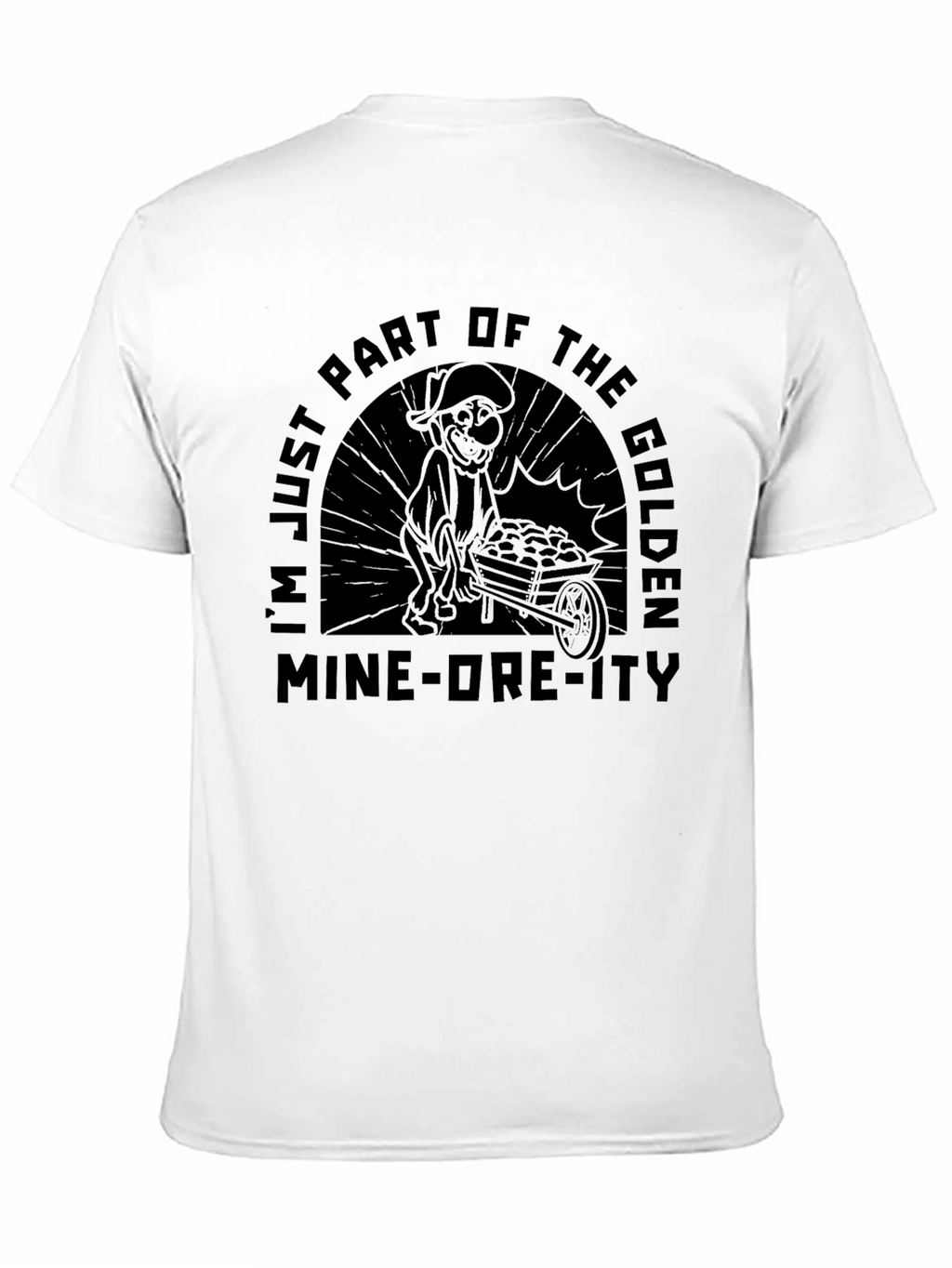 Golden Mine-Ore-Ity Graphic T-Shirt - Black