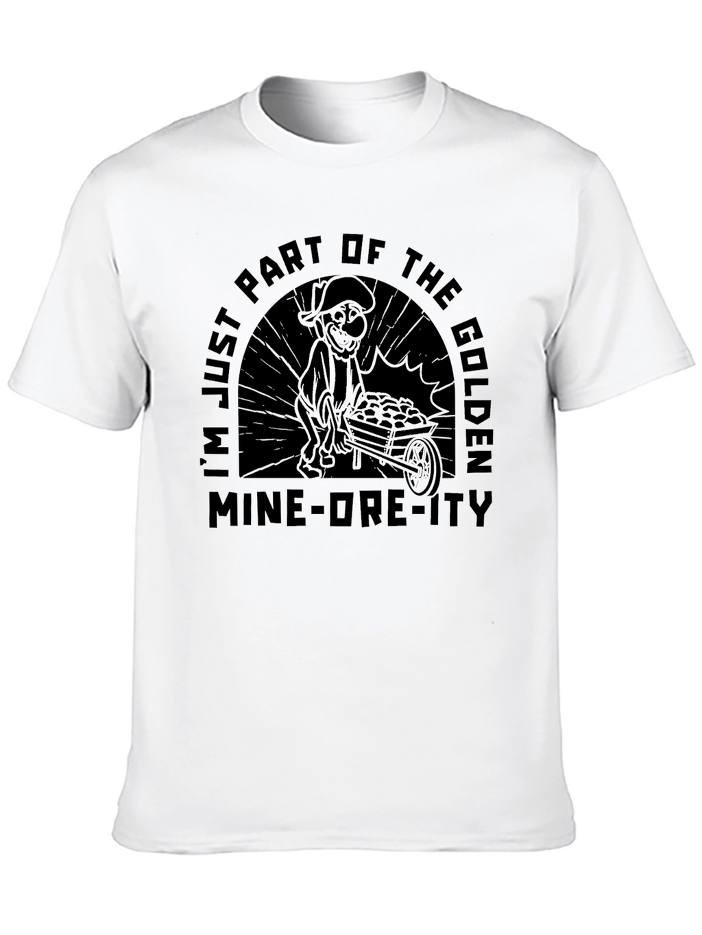 Golden Mine-Ore-Ity Graphic T-Shirt - Black