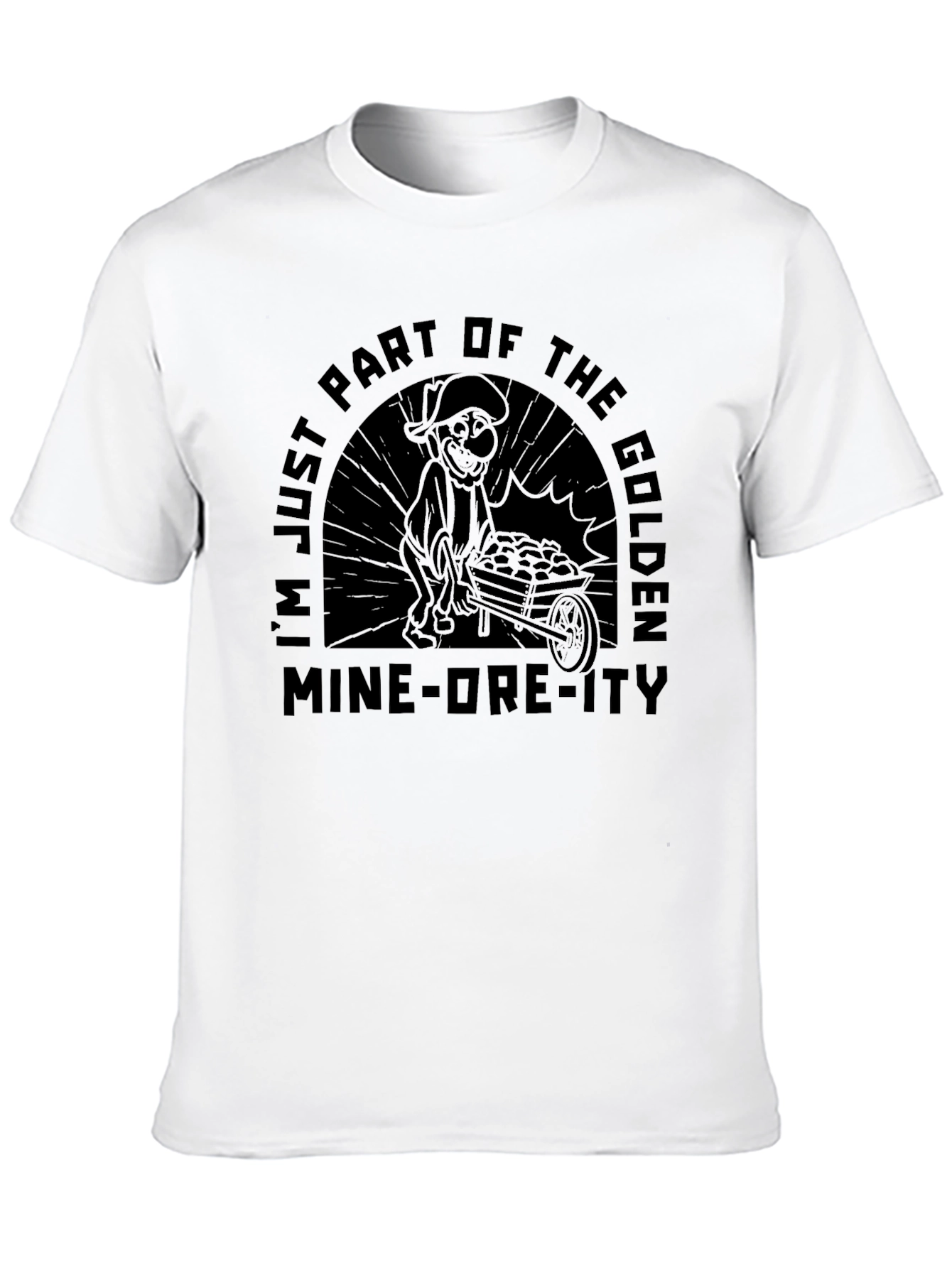 Golden Mine-Ore-Ity Graphic T-Shirt - Black