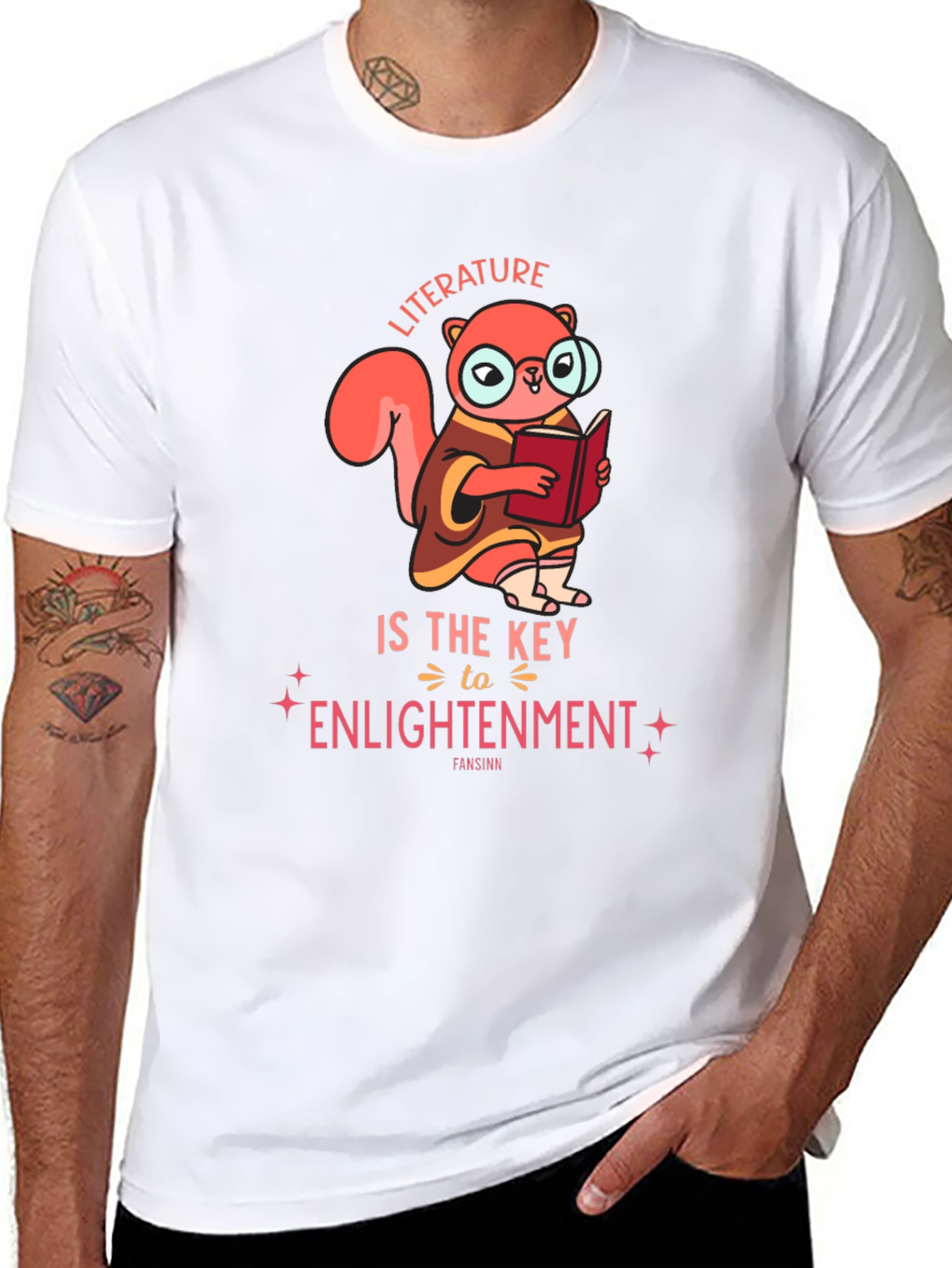 Literature is the Key to Enlightenment T-Shirt