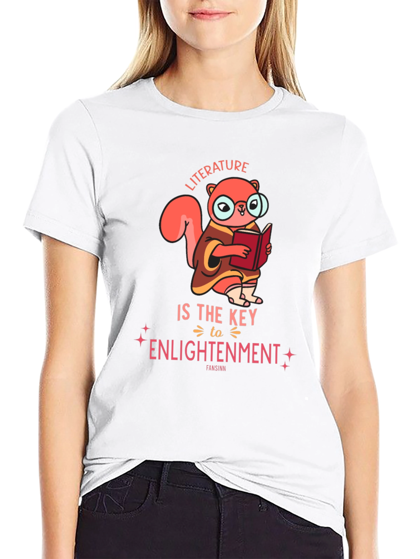 Literature is the Key to Enlightenment T-Shirt
