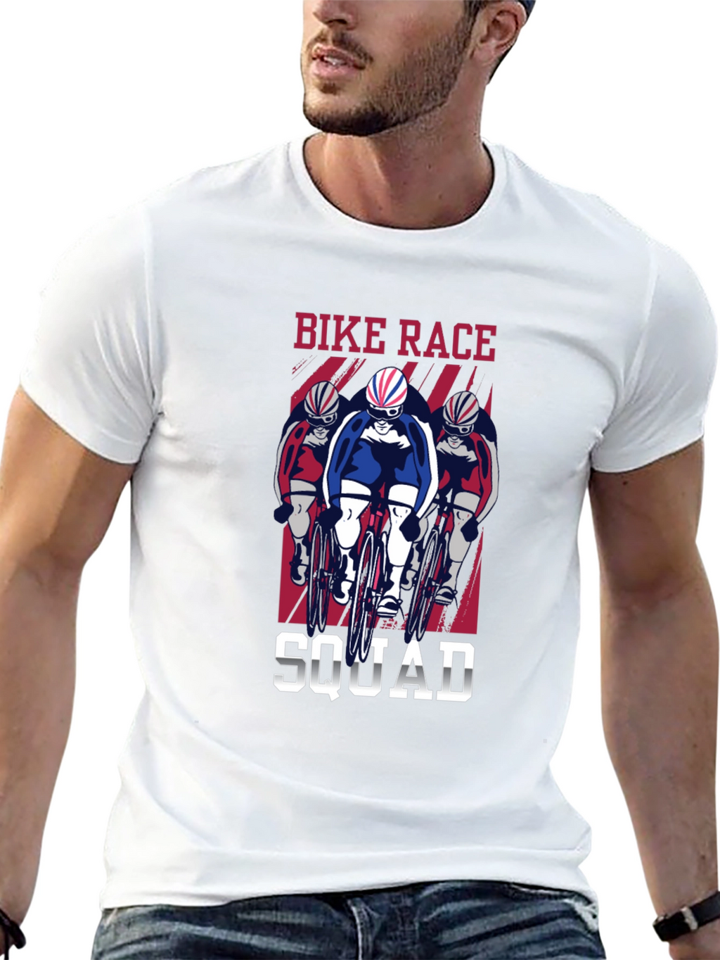 Bike Race Squad T-Shirt - Cycling Enthusiast Tee