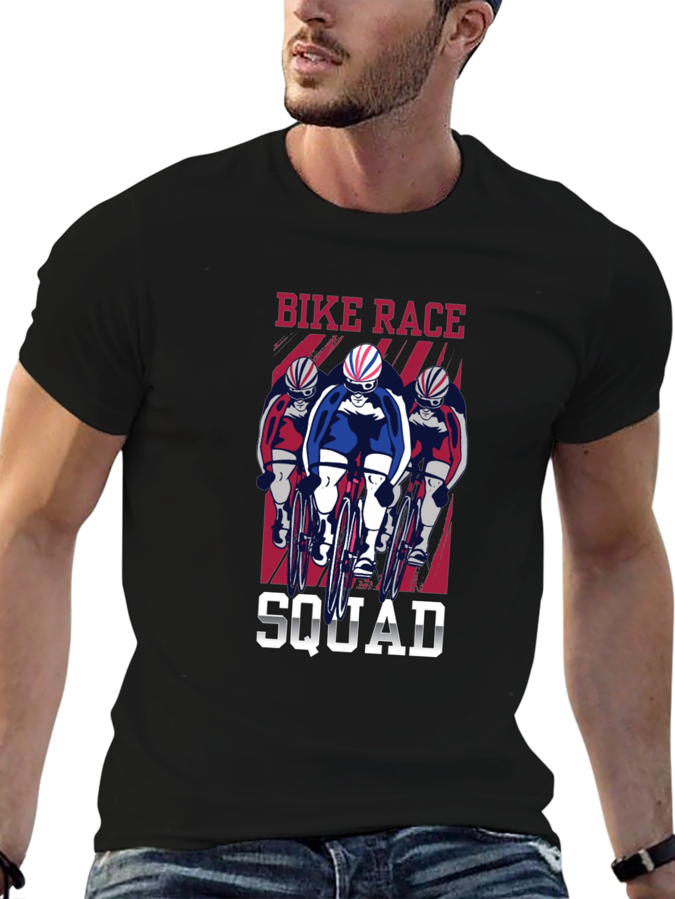 Bike Race Squad T-Shirt - Cycling Enthusiast Tee