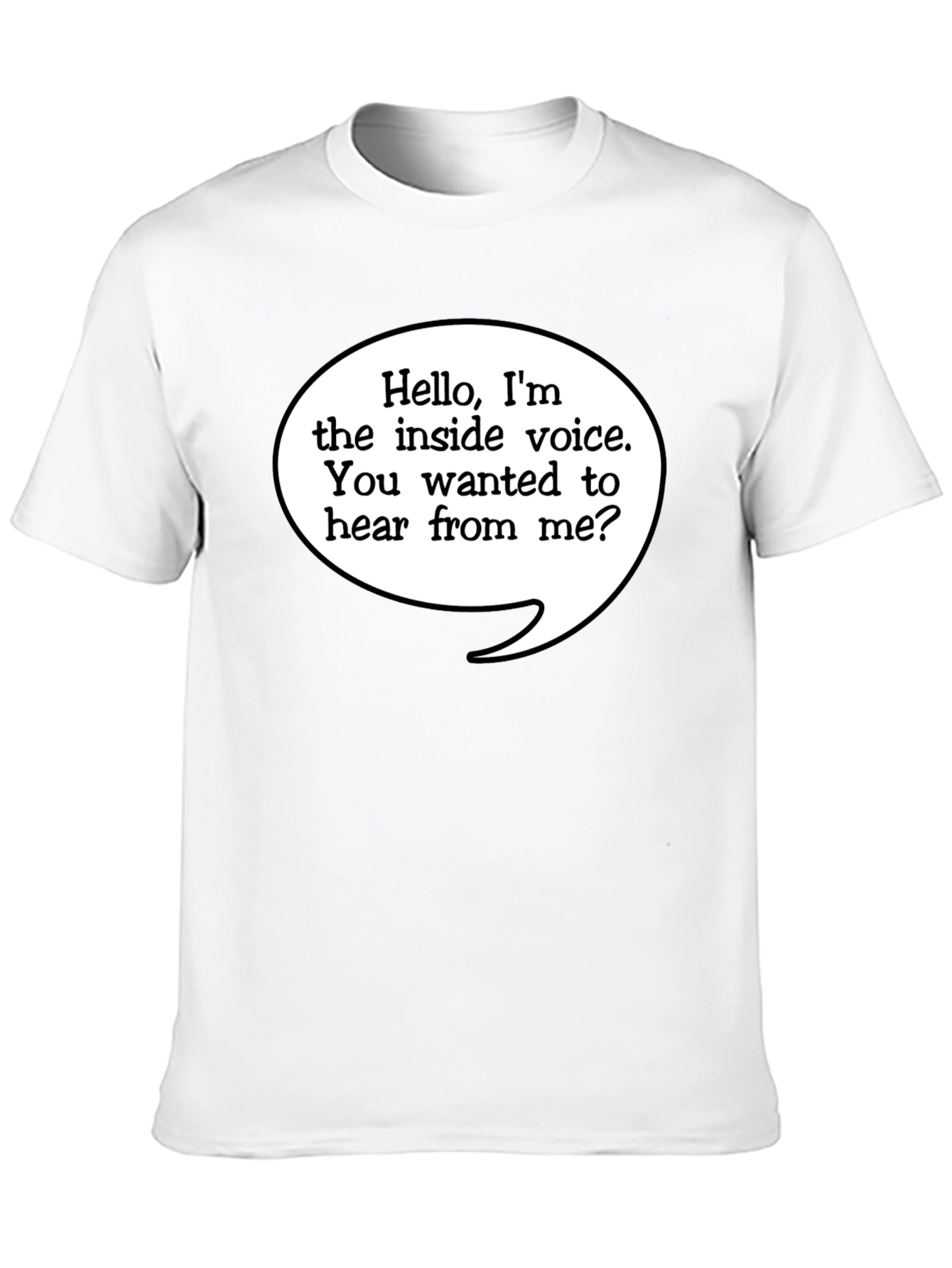 Inside Voice T-Shirt - Funny Novelty Tee