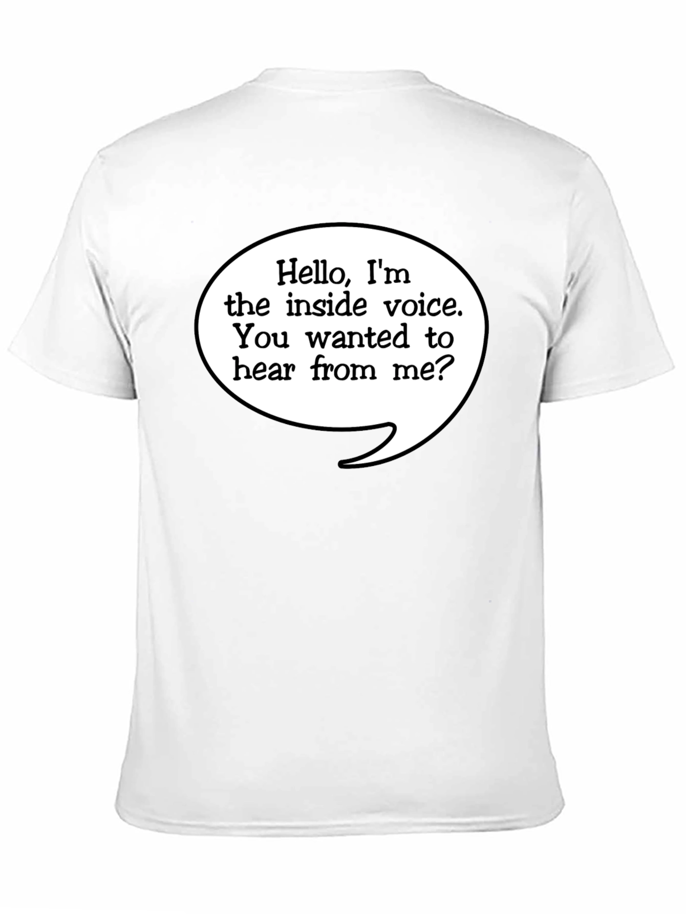 Inside Voice T-Shirt - Funny Novelty Tee