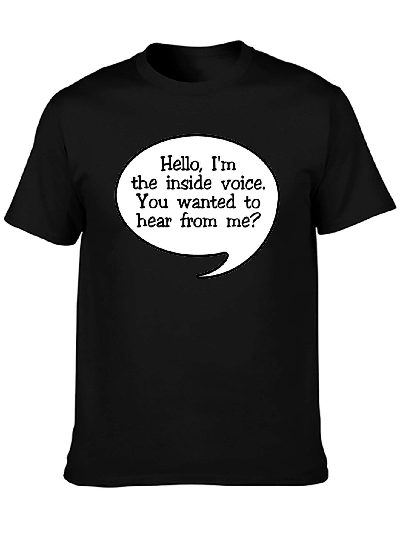 Inside Voice T-Shirt - Funny Novelty Tee