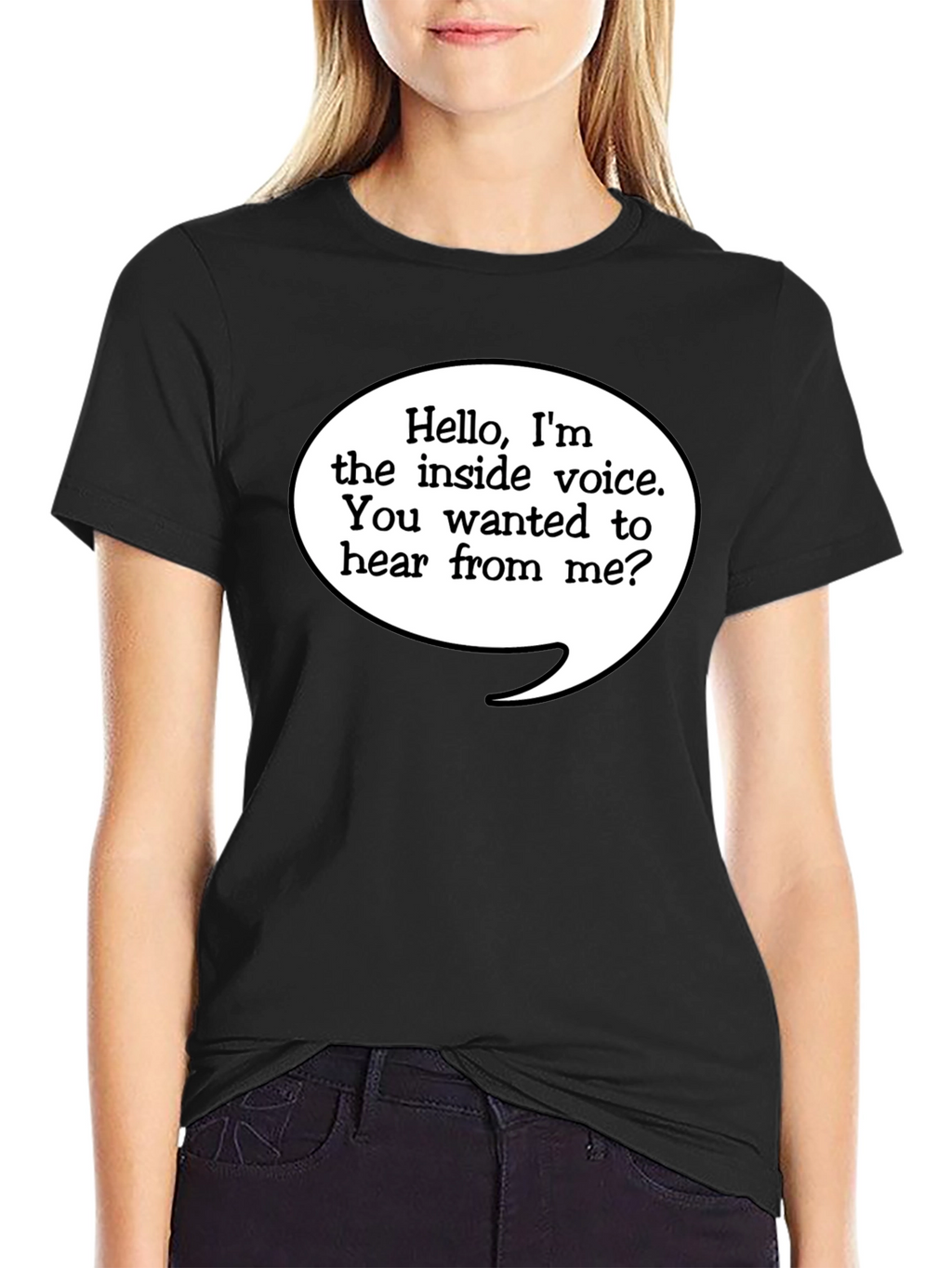 Inside Voice T-Shirt - Funny Novelty Tee