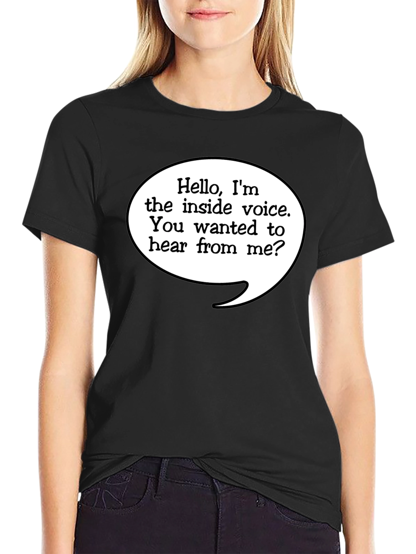 Inside Voice T-Shirt - Funny Novelty Tee