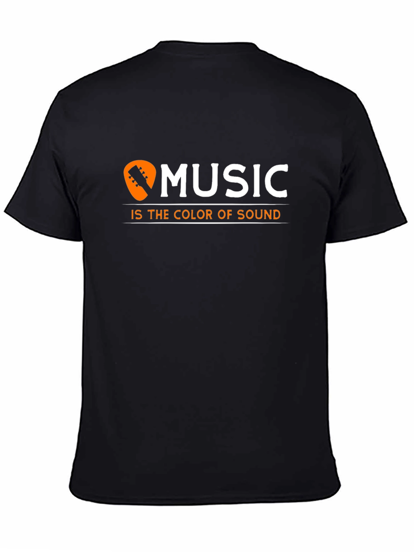 Music is the Color of Sound Black Graphic Tee