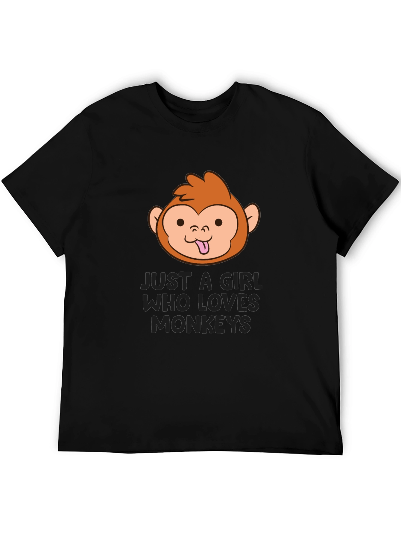 Just a Girl Who Loves Monkeys T-Shirt
