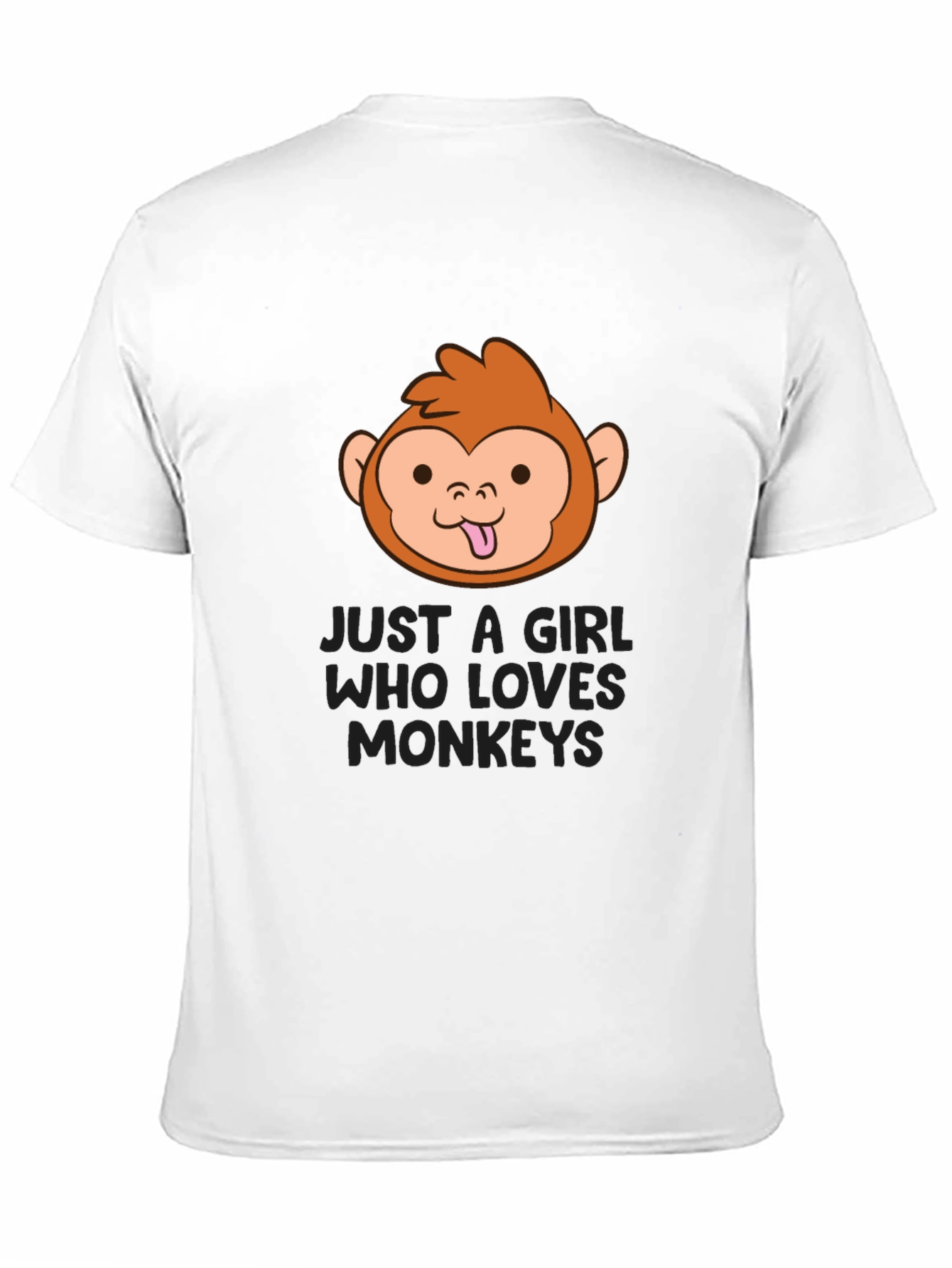 Just a Girl Who Loves Monkeys T-Shirt