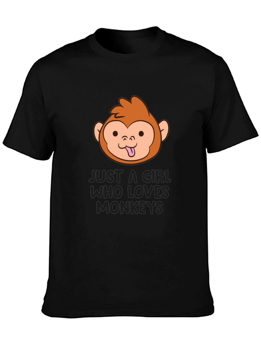 Just a Girl Who Loves Monkeys T-Shirt