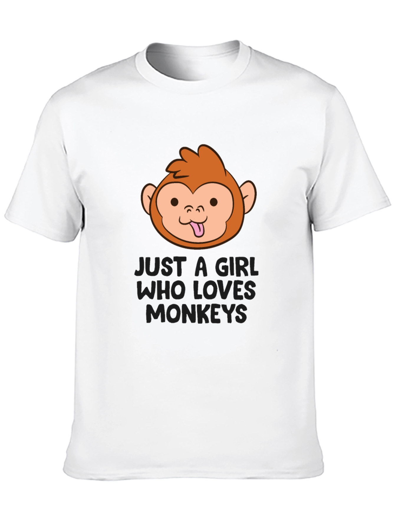 Just a Girl Who Loves Monkeys T-Shirt