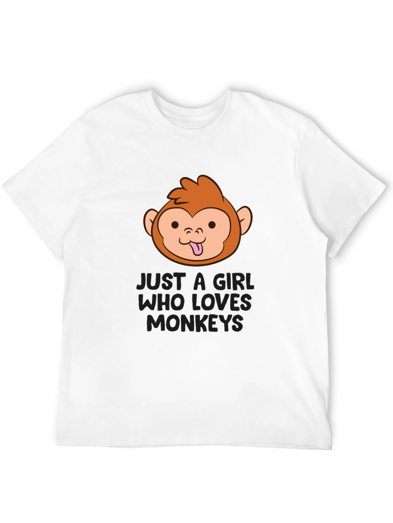 Just a Girl Who Loves Monkeys T-Shirt