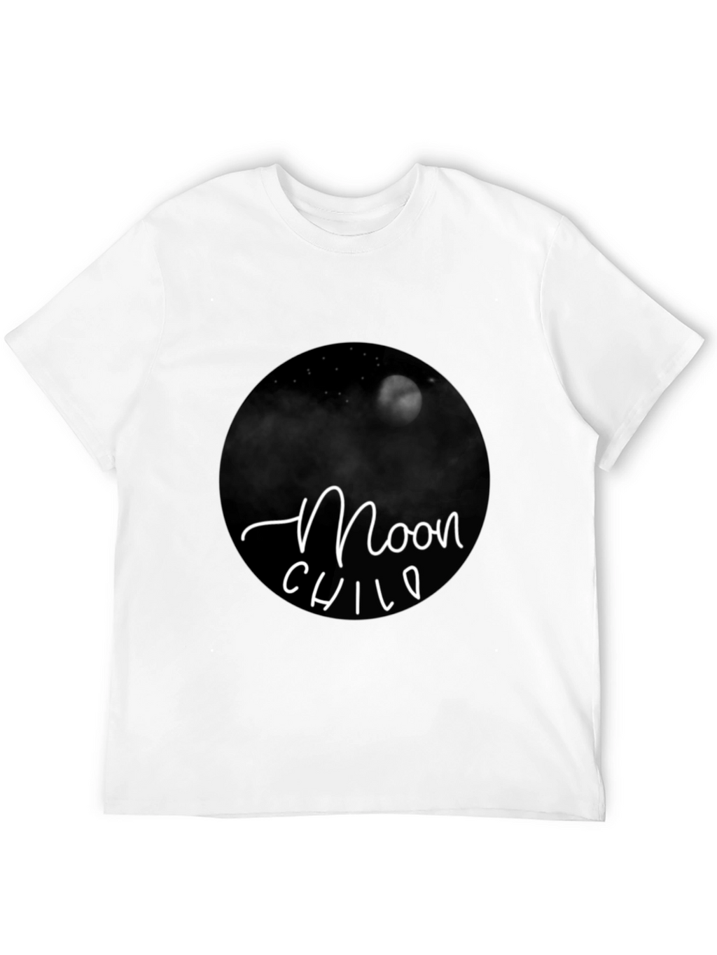 Moon Child Graphic Tee - Black T-Shirt