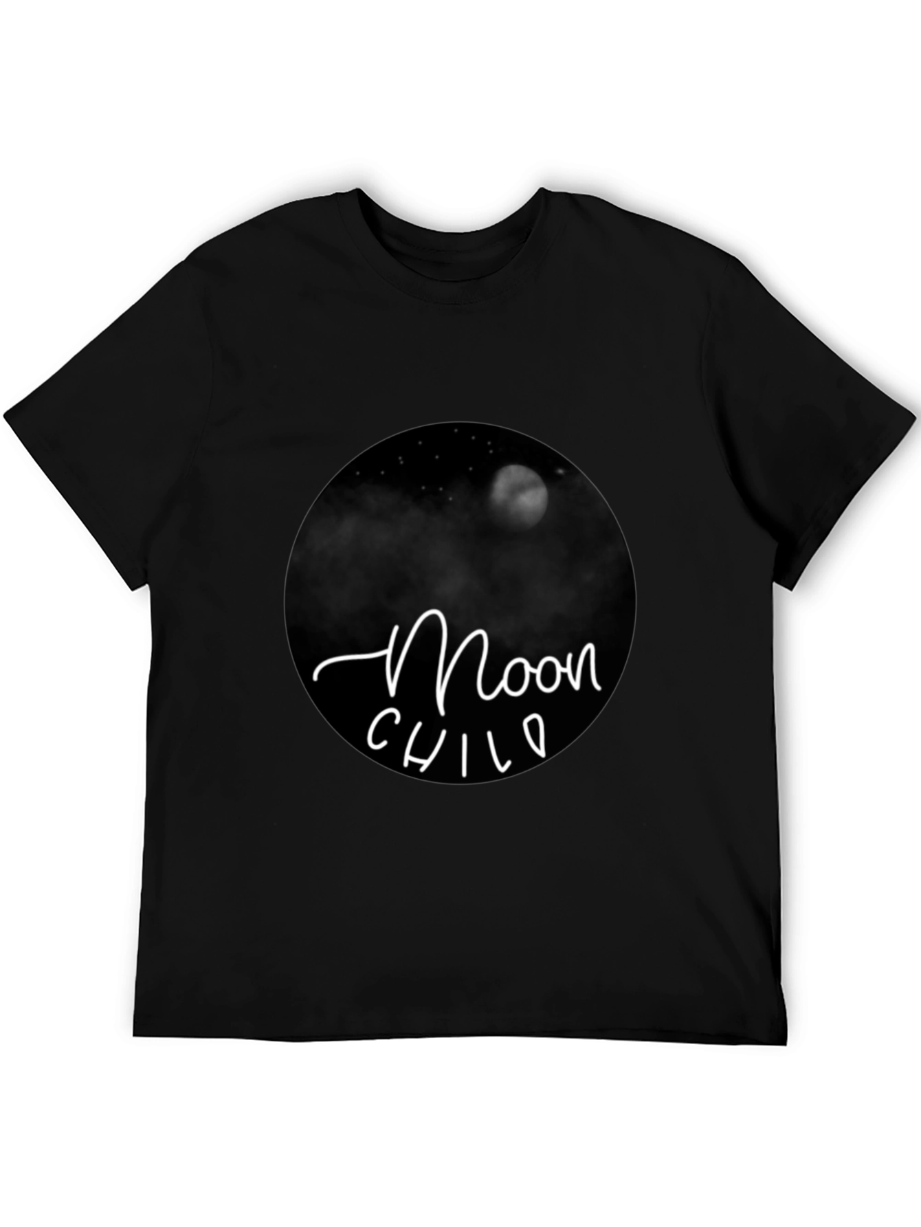 Moon Child Graphic Tee - Black T-Shirt