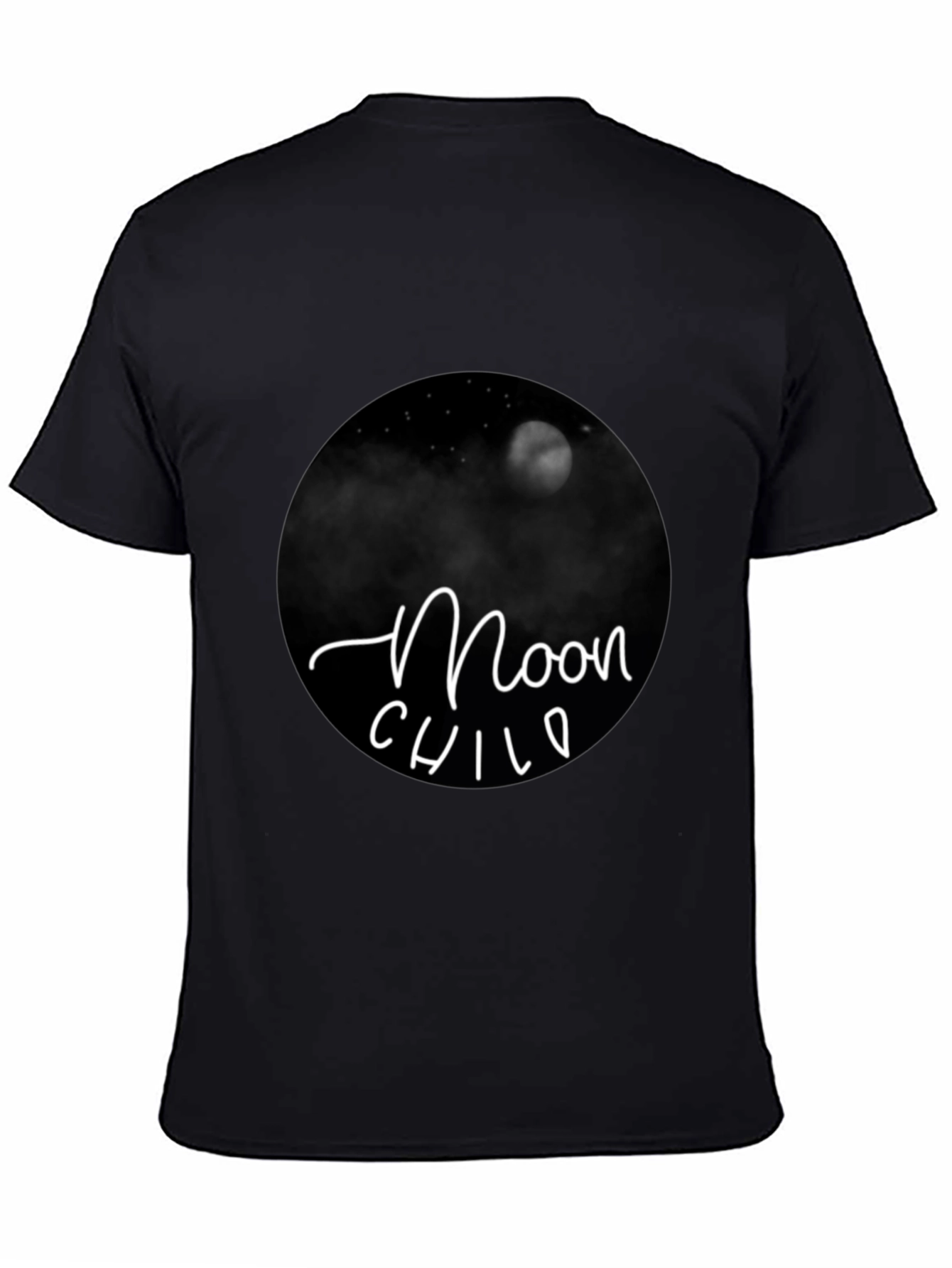 Moon Child Graphic Tee - Black T-Shirt