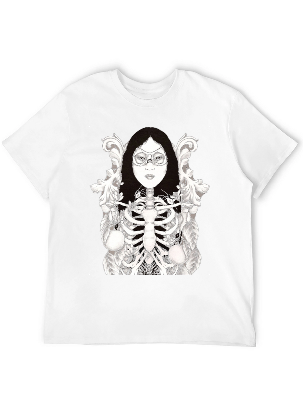 Skeleton Girl T-Shirt - Unique Graphic Tee