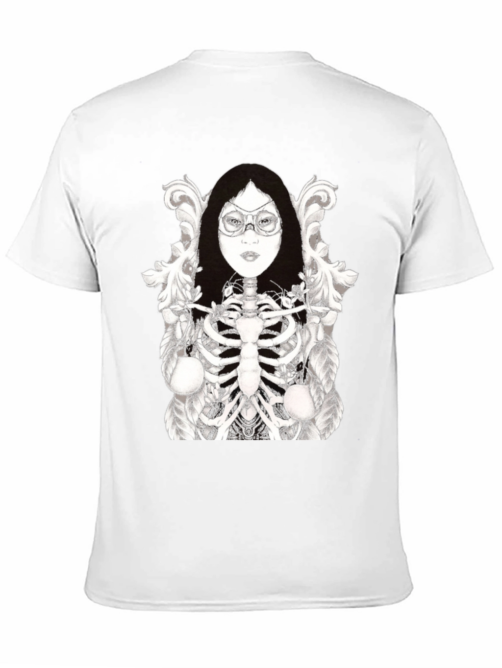 Skeleton Girl T-Shirt - Unique Graphic Tee