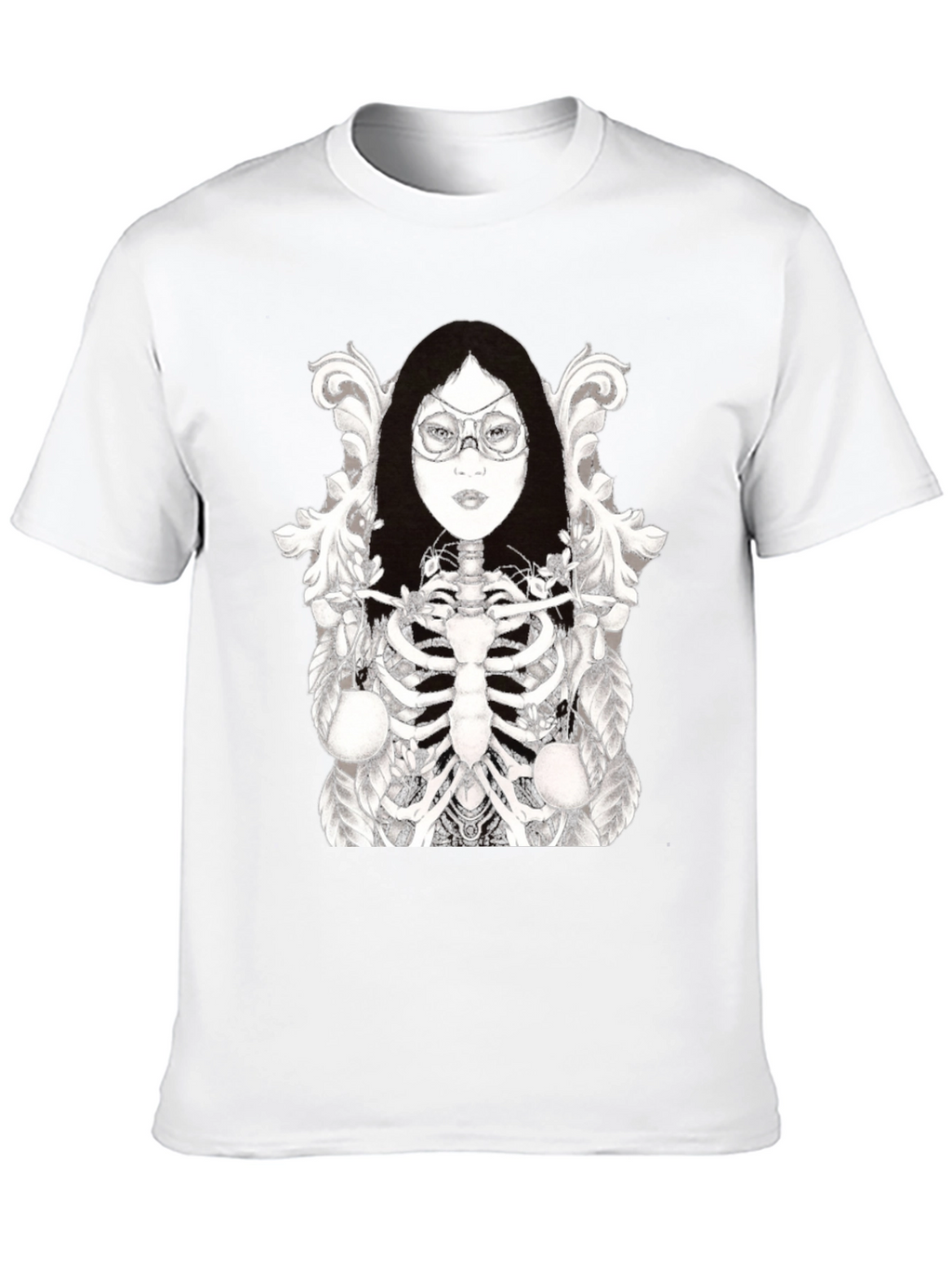 Skeleton Girl T-Shirt - Unique Graphic Tee