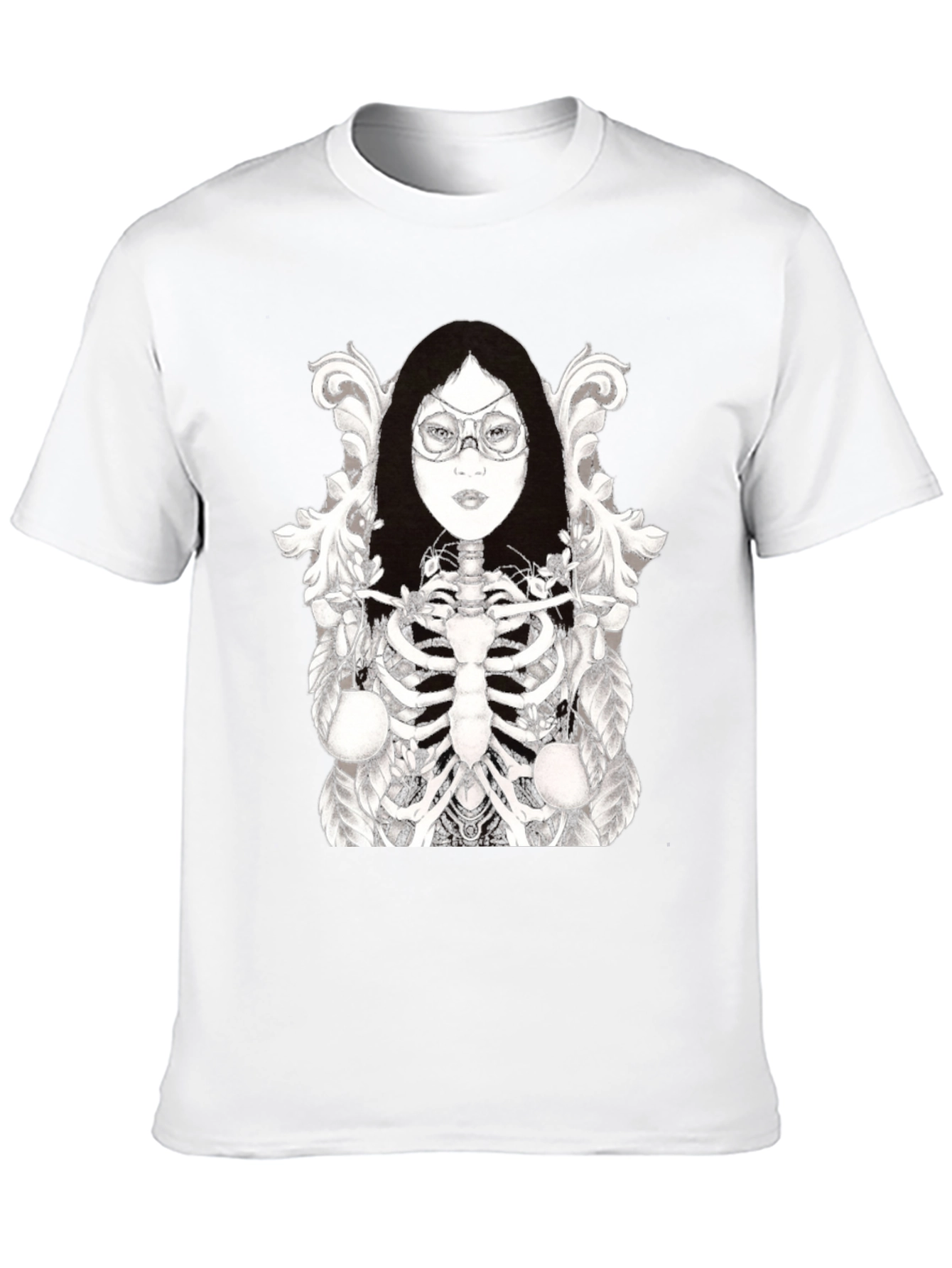 Skeleton Girl T-Shirt - Unique Graphic Tee