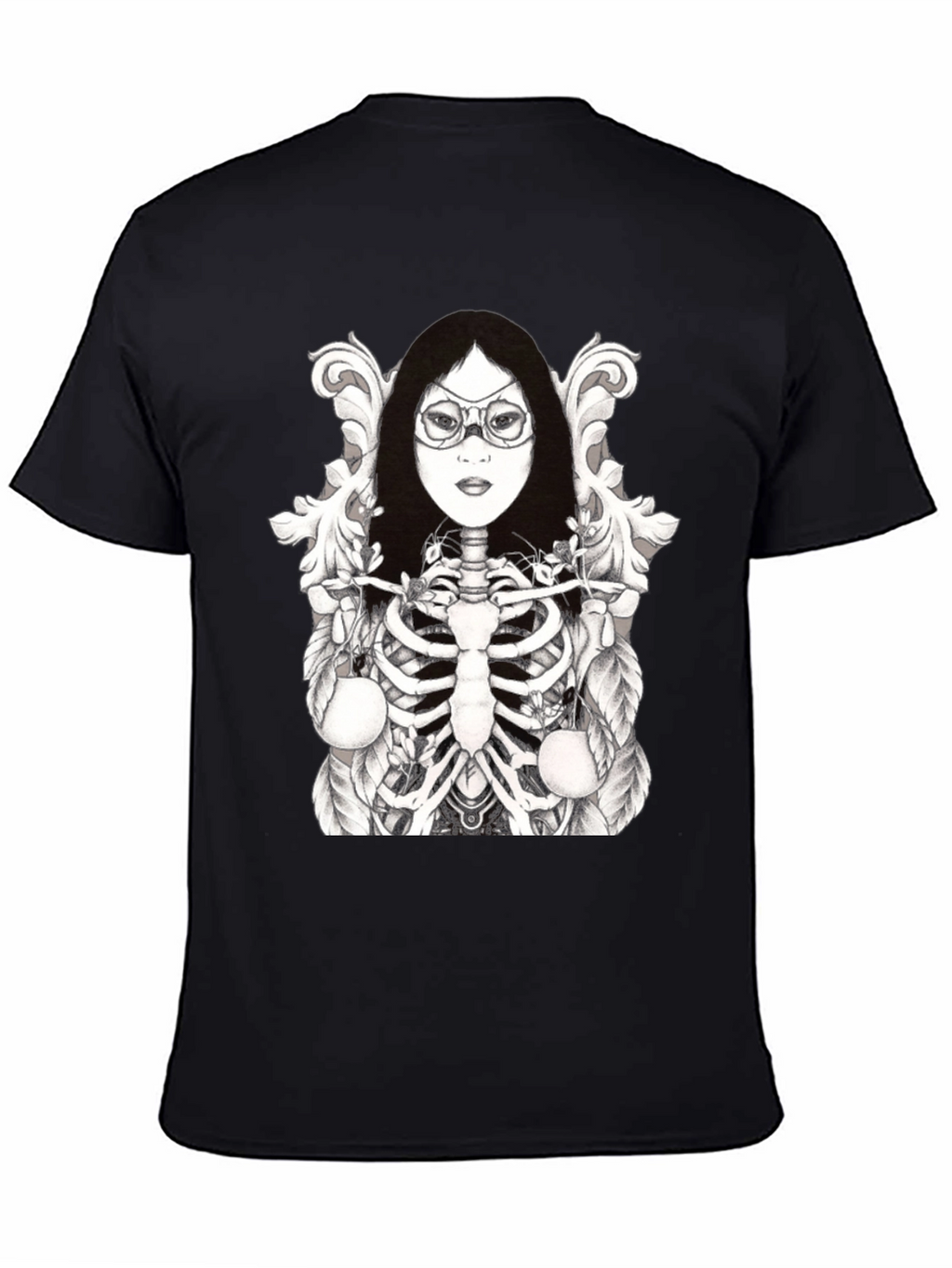 Skeleton Girl T-Shirt - Unique Graphic Tee