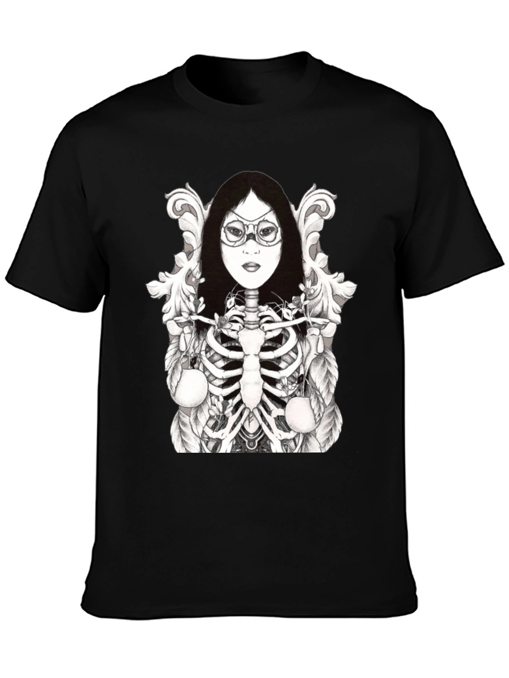 Skeleton Girl T-Shirt - Unique Graphic Tee