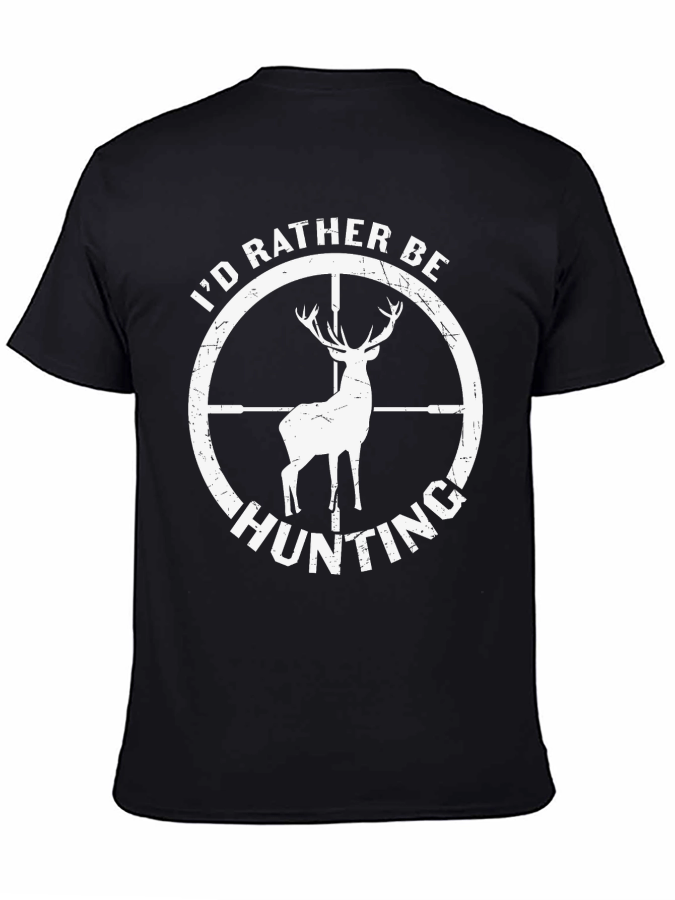 Hunting Deer Graphic Tee - Id Rather Be Hunting T-Shirt