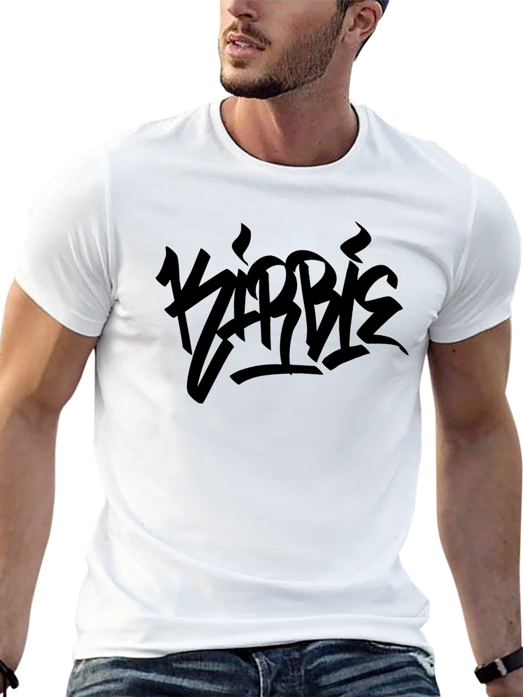 Edgy Black Graphic Tee - Street Style