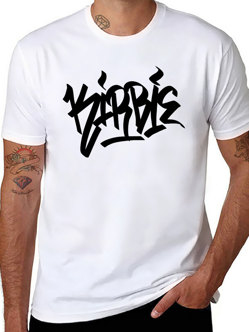 Edgy Black Graphic Tee - Street Style