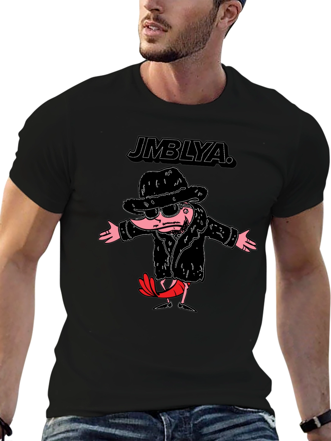 JMBLYA Graphic T-Shirt - Quirky Cartoon Tee