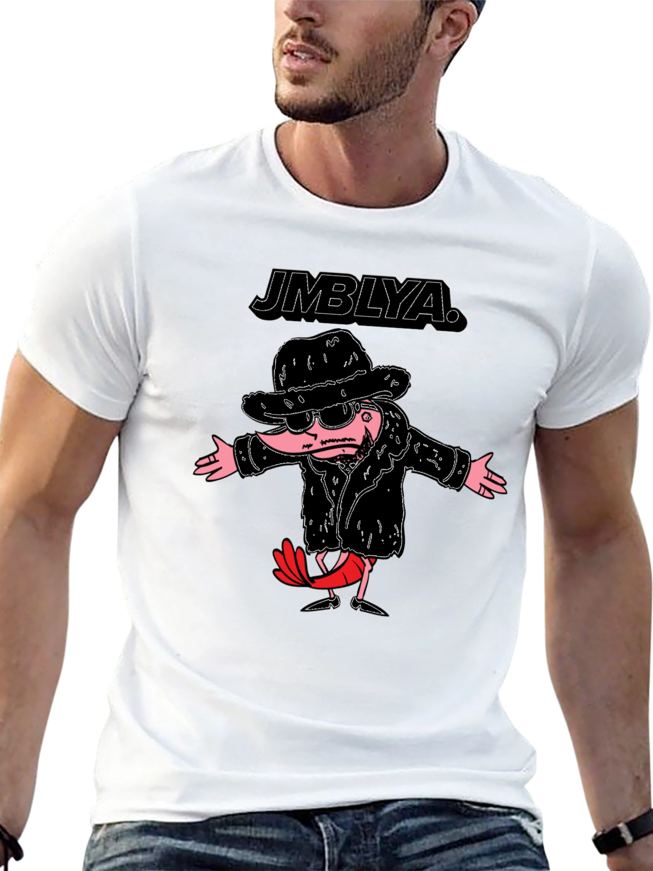JMBLYA Graphic T-Shirt - Quirky Cartoon Tee