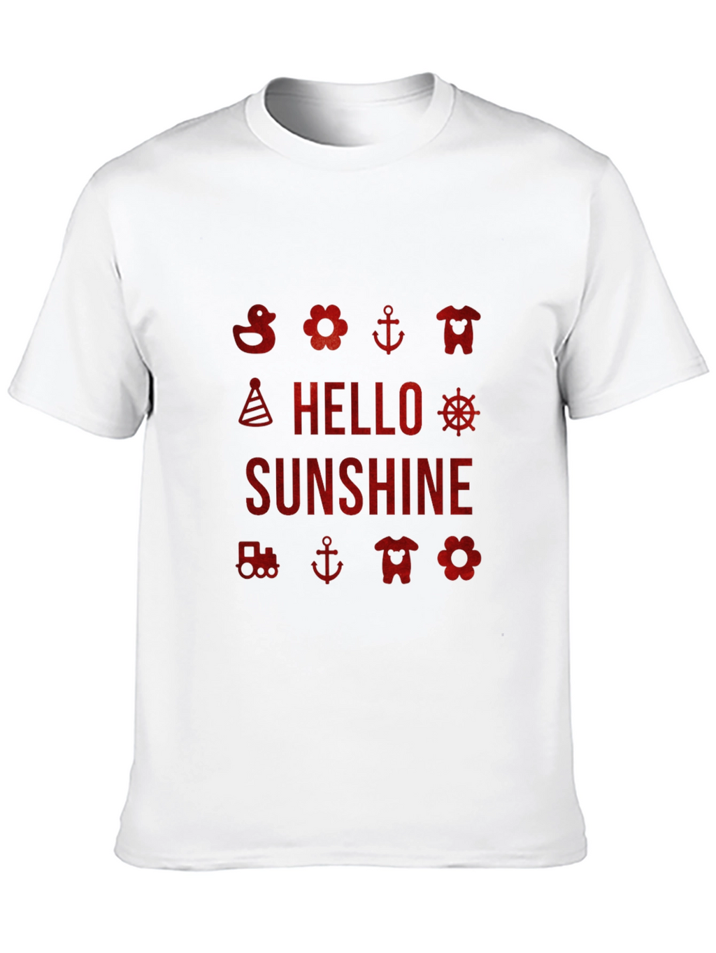 Hello Sunshine Graphic Print Tee