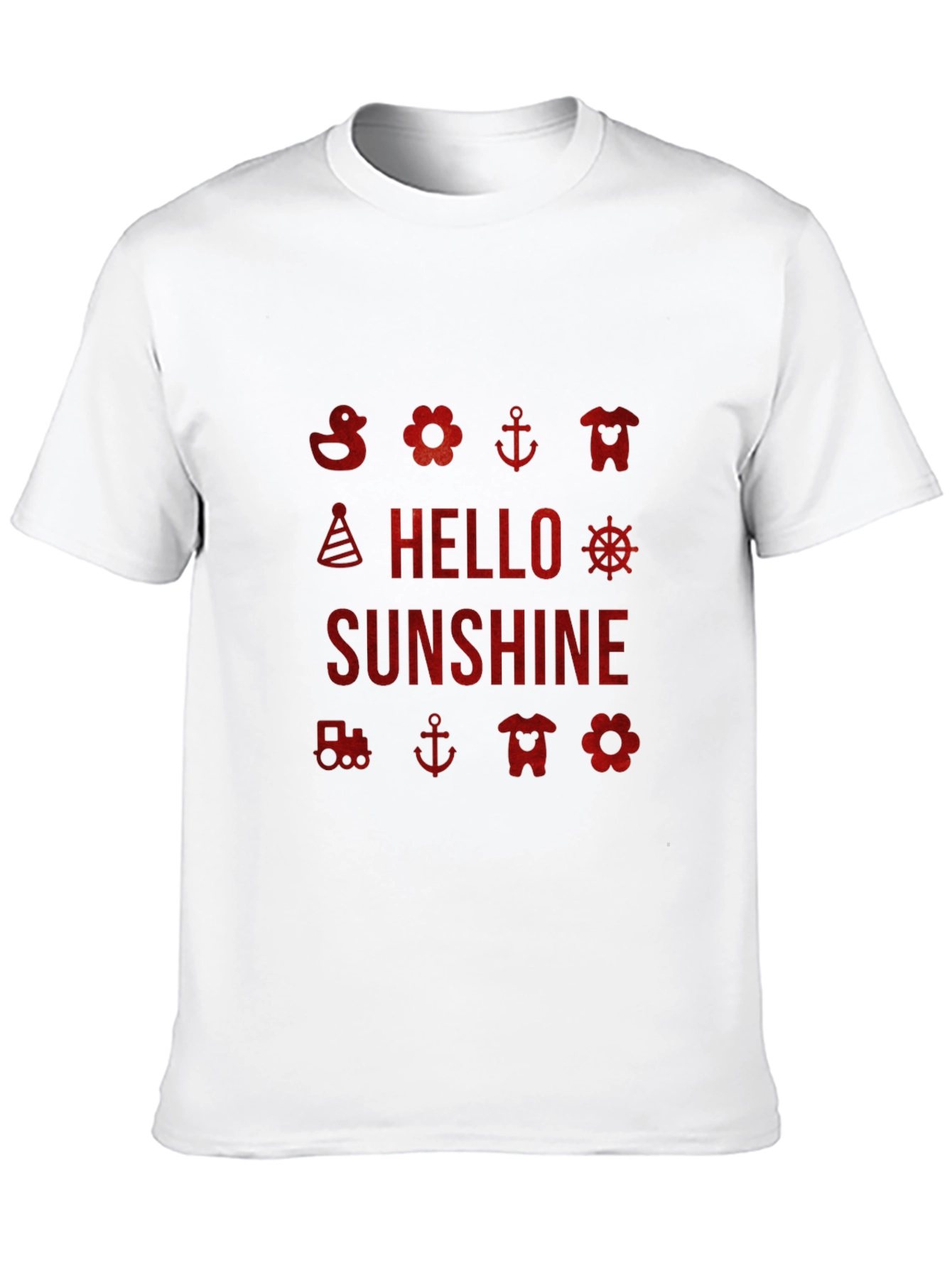 Hello Sunshine Graphic Print Tee