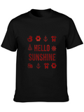 Hello Sunshine Graphic Print Tee
