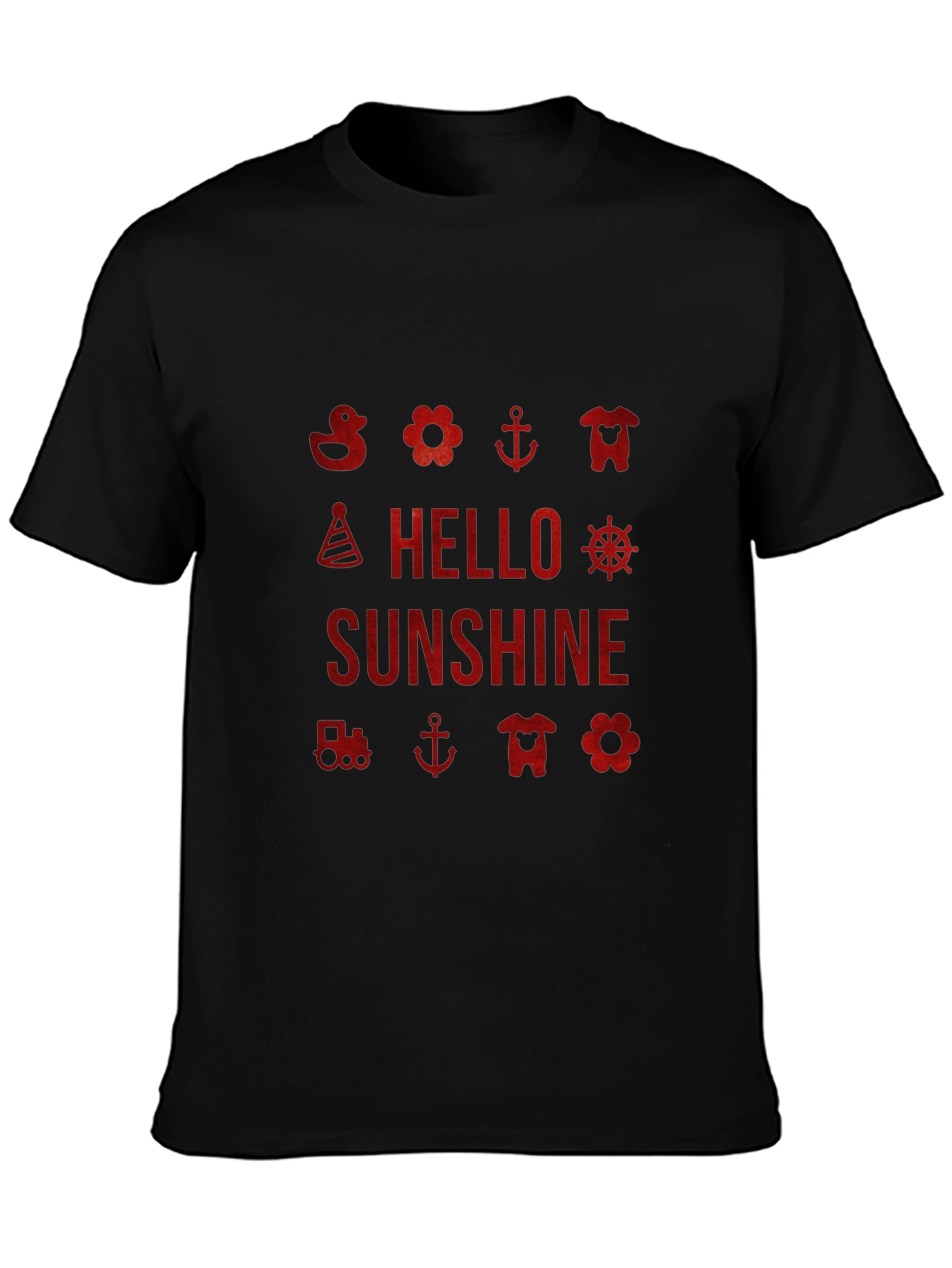 Hello Sunshine Graphic Print Tee