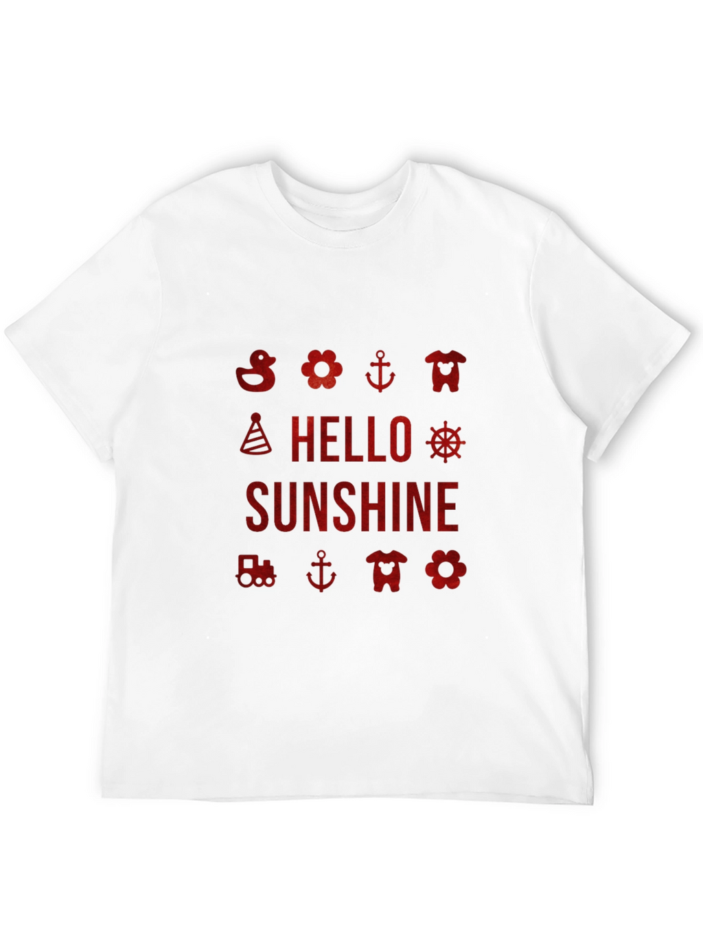 Hello Sunshine Graphic Print Tee