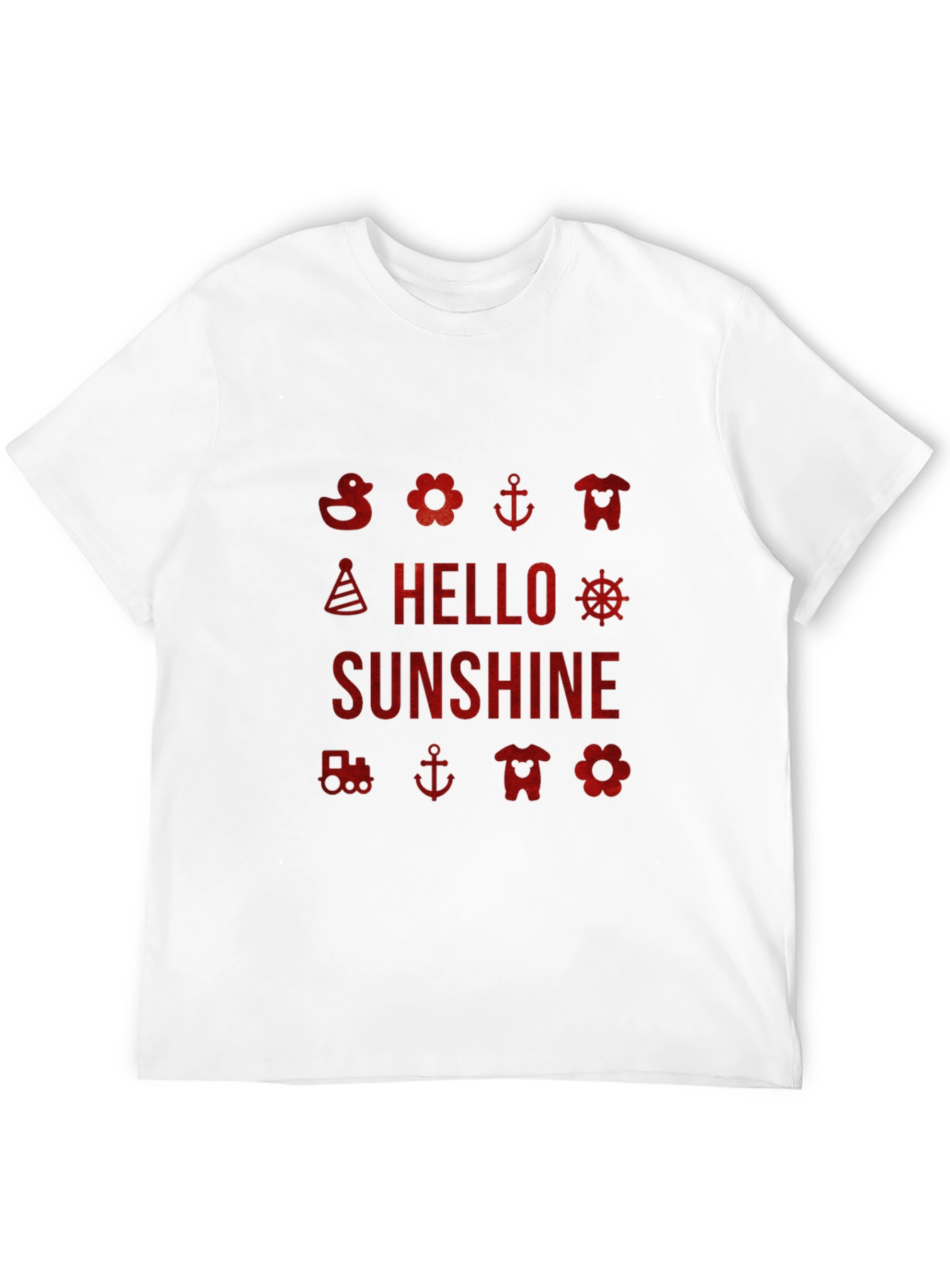 Hello Sunshine Graphic Print Tee