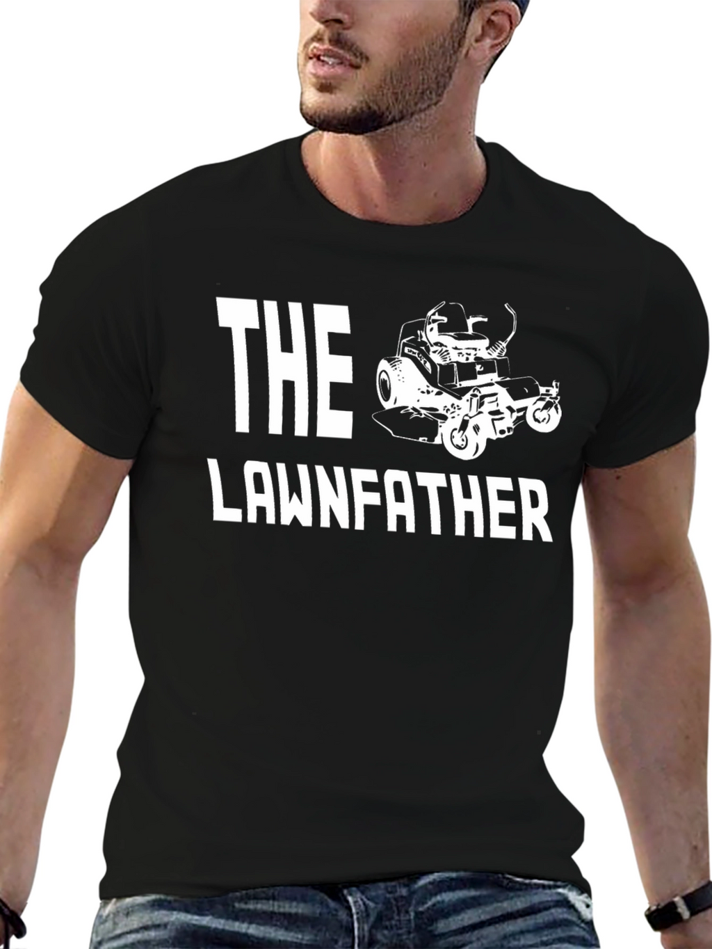 The Lawnfather Funny Graphic T-Shirt