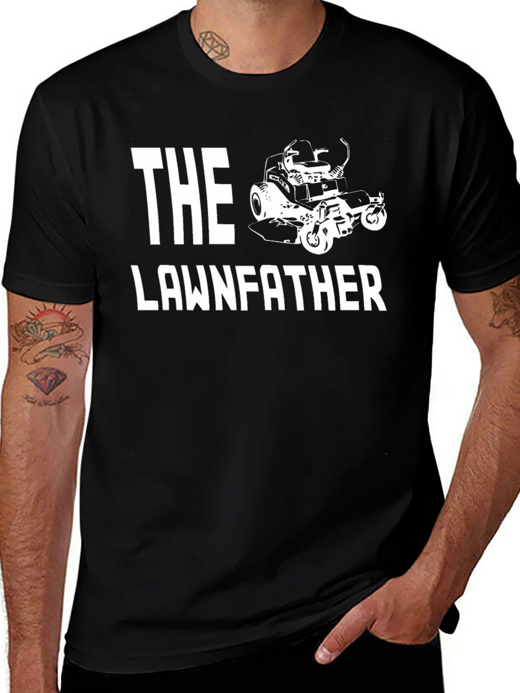 The Lawnfather Funny Graphic T-Shirt