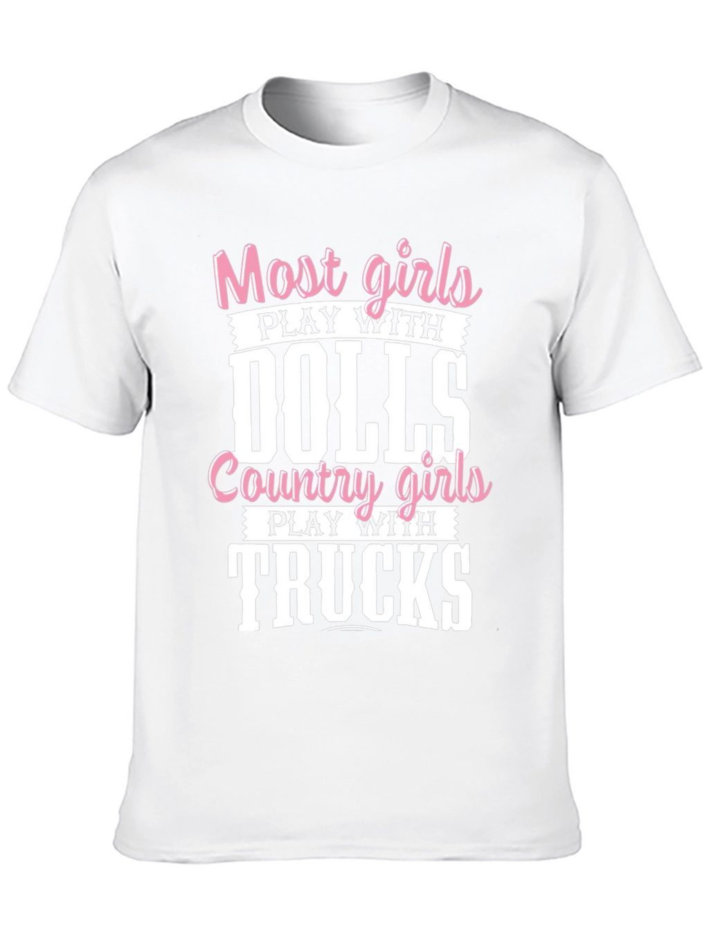 Country Girls Play with Trucks Tee