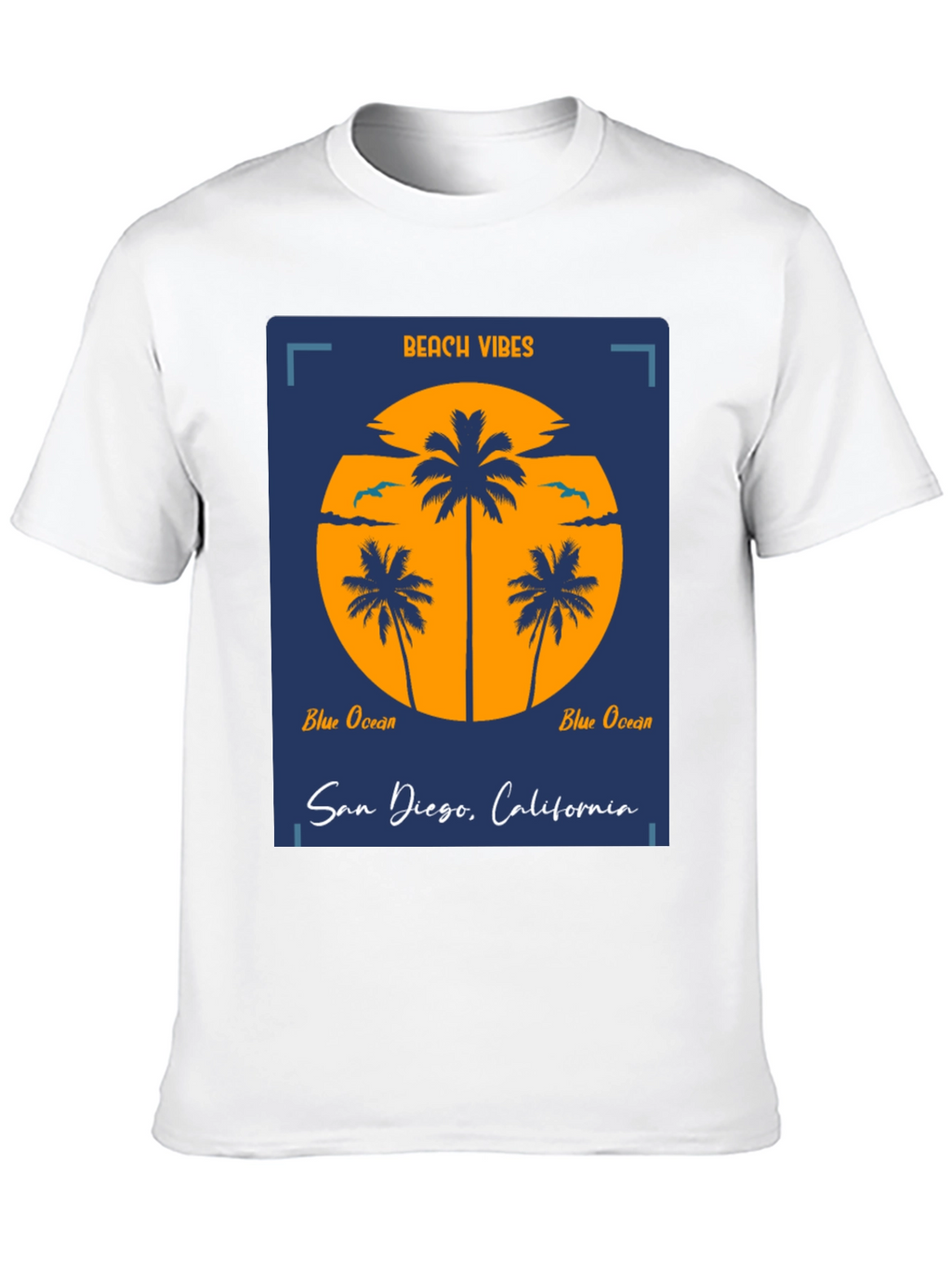Beach Vibes San Diego Graphic Tee